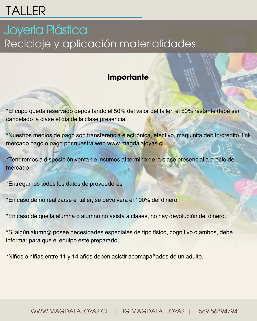 Taller "Joyería Plástica"