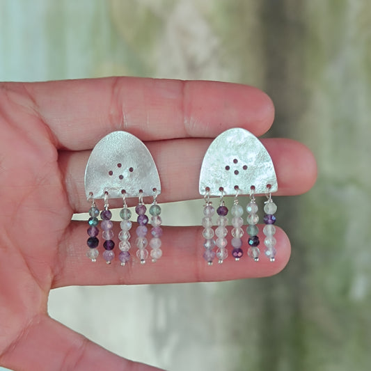 Aros "Fiesta de amatista"