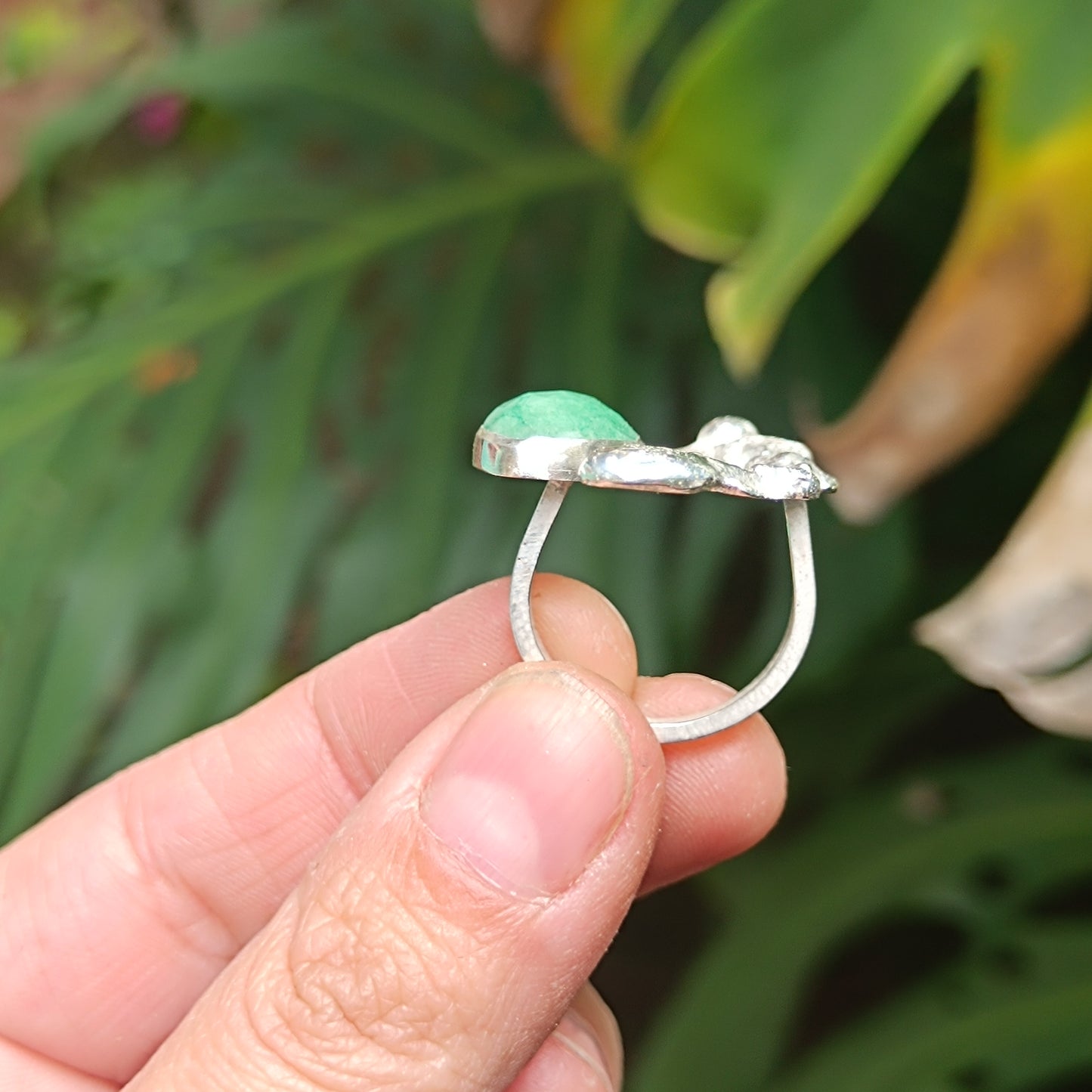 Anillo tú y yo turquesa