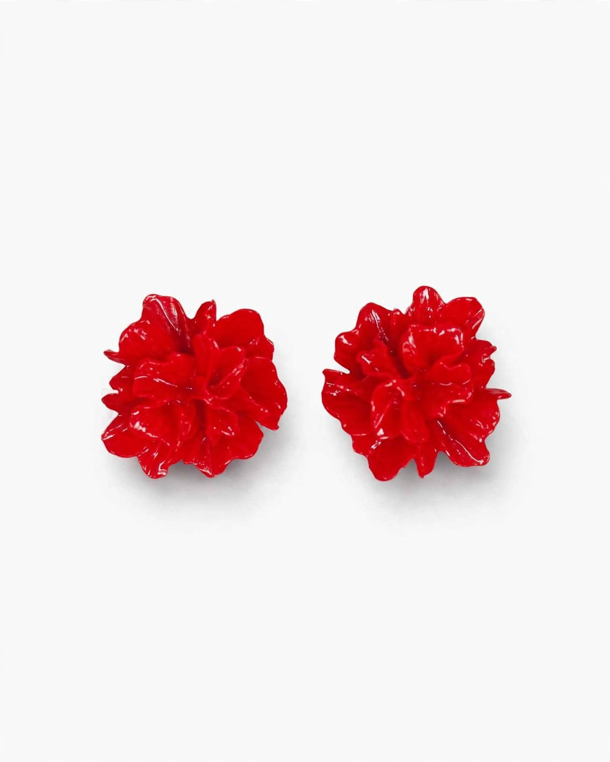 Aros Clavel Rojo
