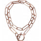Collar eslabones cobre