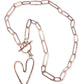 Collar eslabones cobre