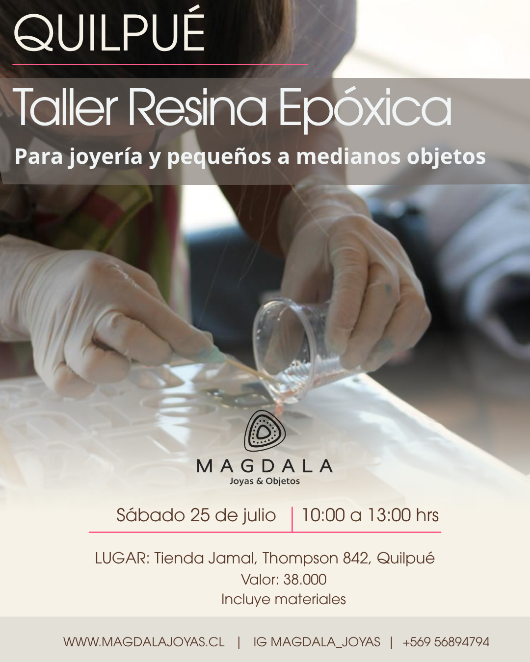 Taller Resina Epóxica Quilpué