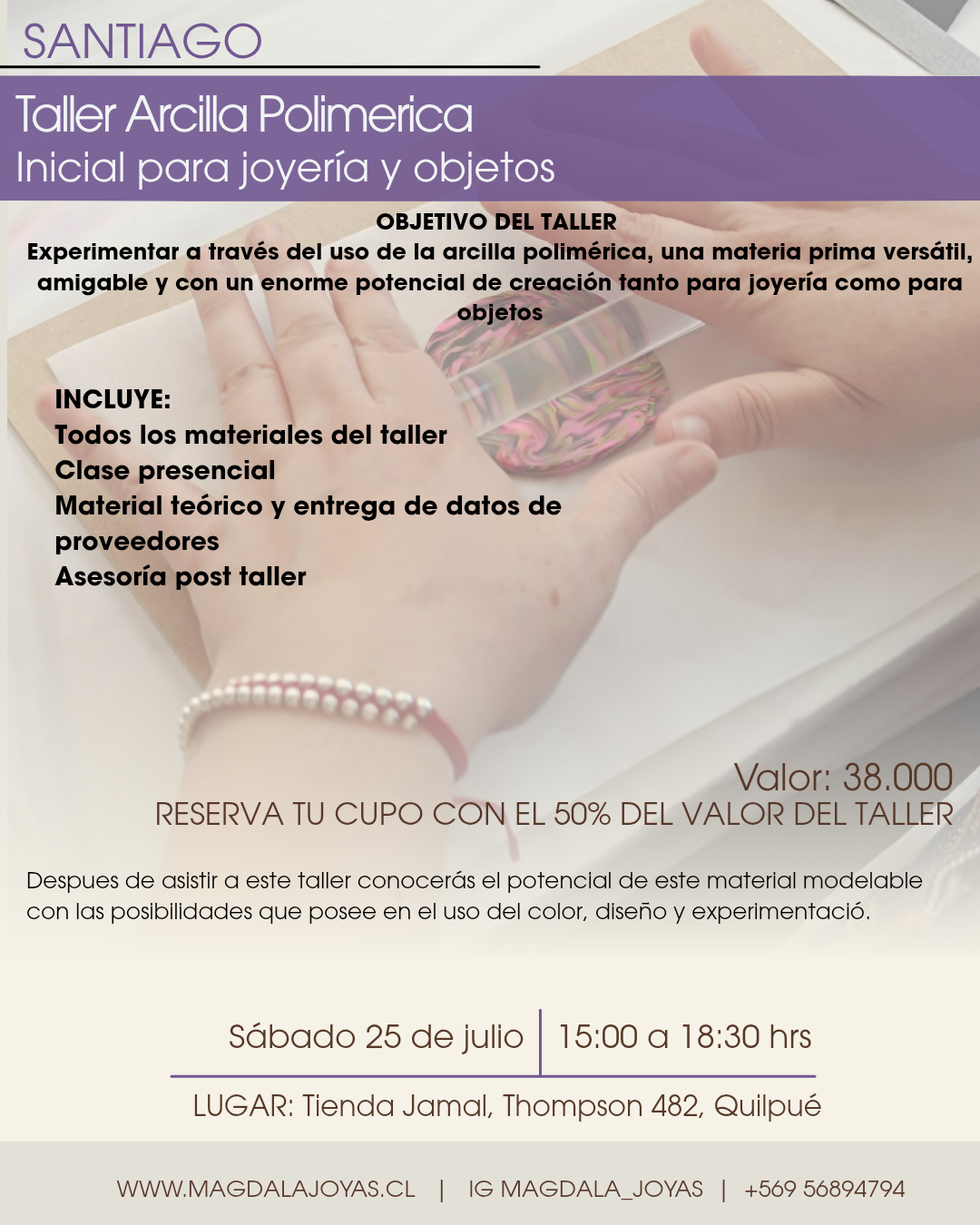 Taller Arcilla Polimérica Quilpué