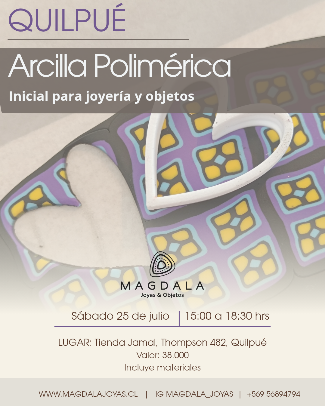 Taller Arcilla Polimérica Quilpué